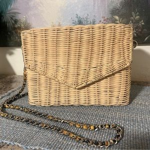 Zara Crossbody rattan wicker summer purse